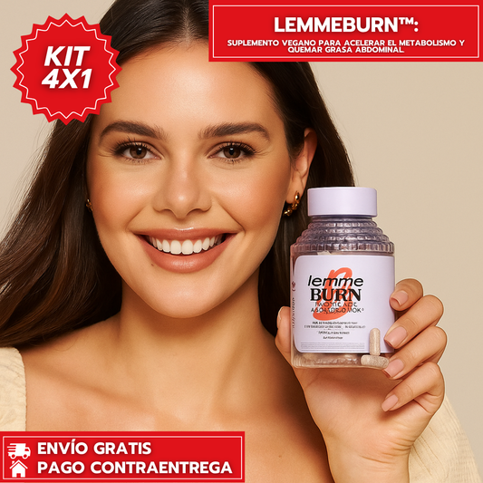 Lemme Burn™: Suplemento vegano para acelerar el metabolismo y quemar grasa abdominal.