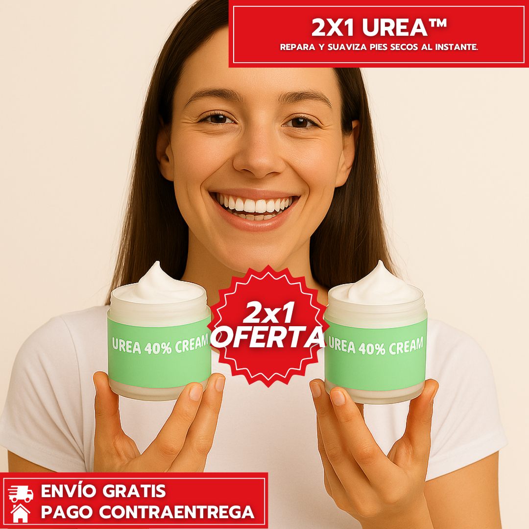 Oferta Especial : 2x1  Crema Urea™: Repara Y Suaviza Pies Secos Al Instante.