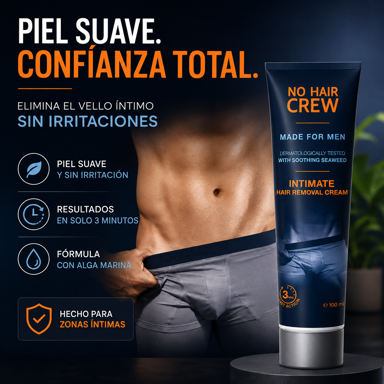 No Hair Crew™: Sin cuchillas, Sin cortes, Sin Pena