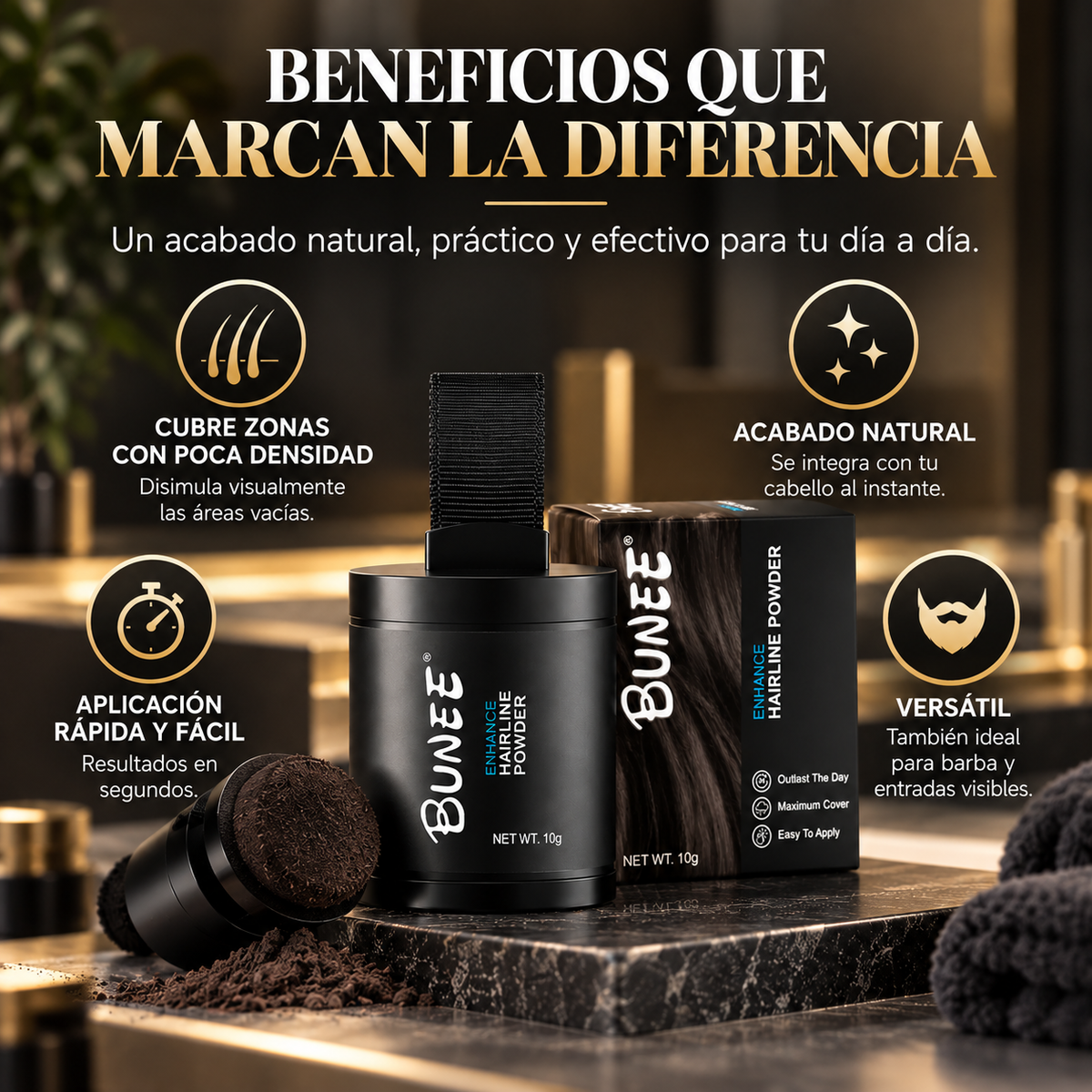 Bunee Hairline™: Recupera tu Linea Capilar