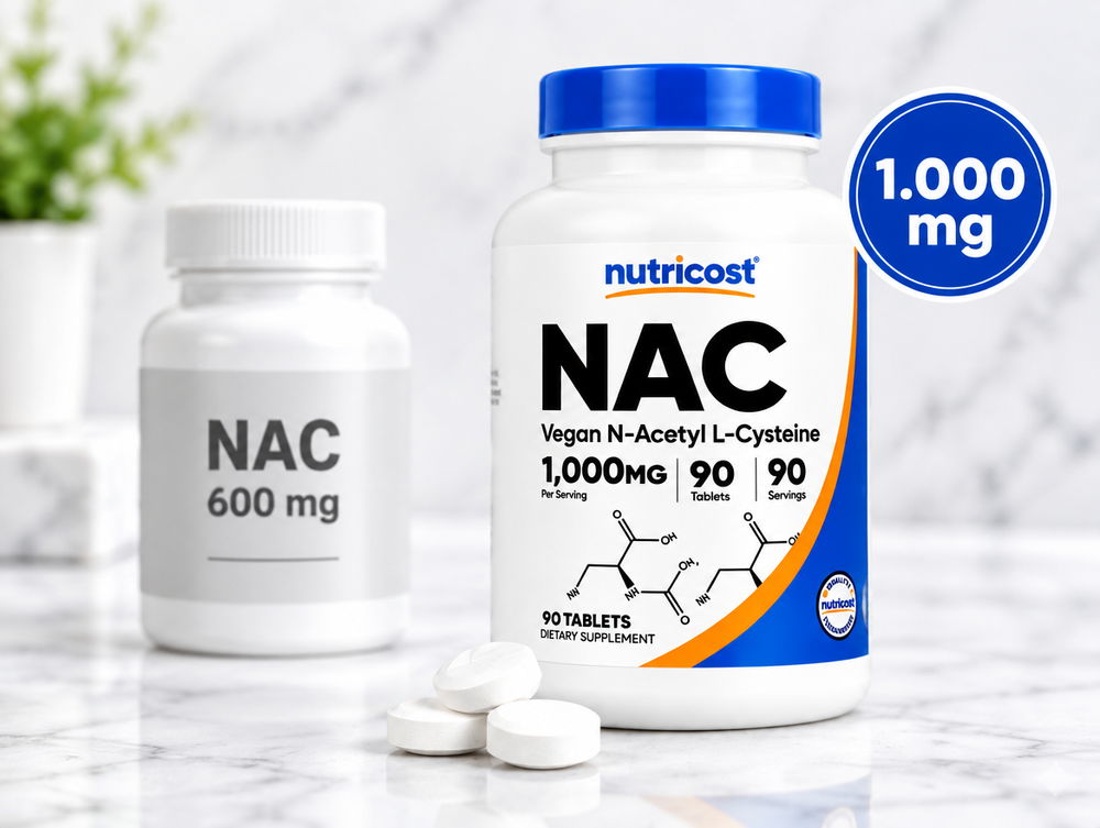 Por qué el NAC de 600 mg «de cualquier marca» casi no hace nada